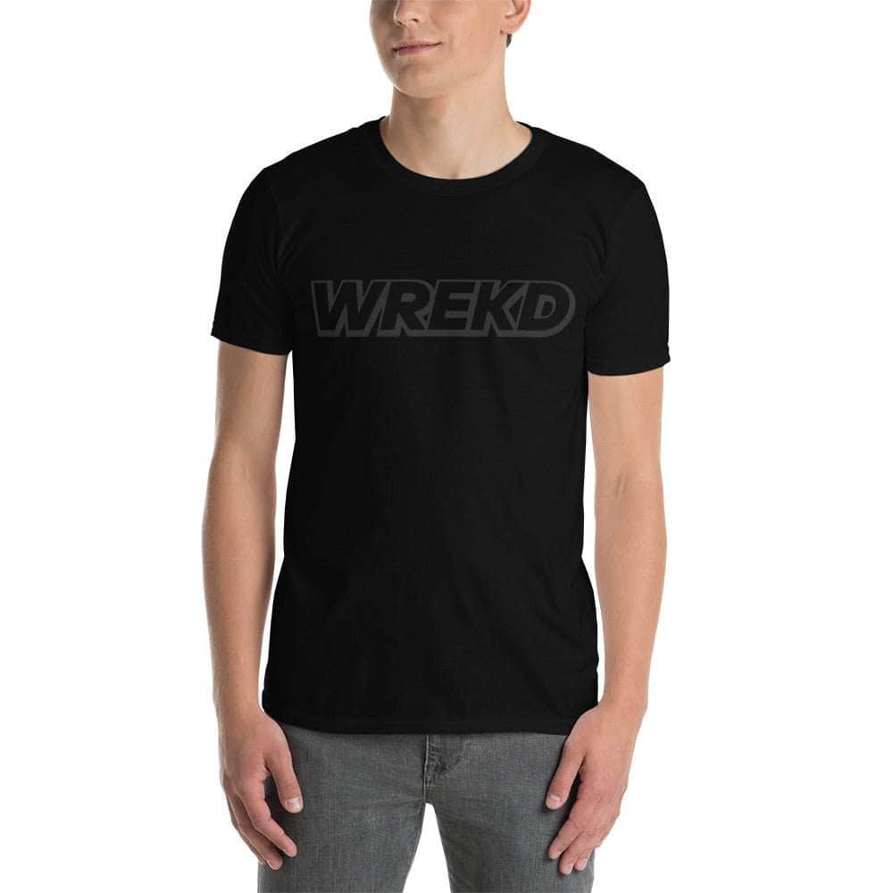 WREKD Black on Black Short-Sleeve Unisex Tee for fpv drones 4