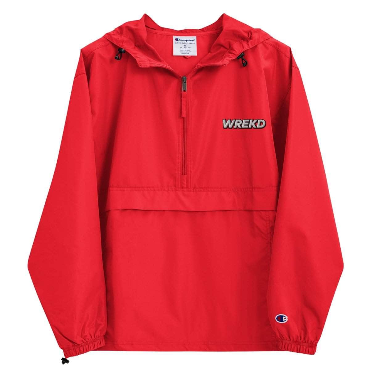 WREKD Embroidered Champion Packable Jacket for fpv drones 4