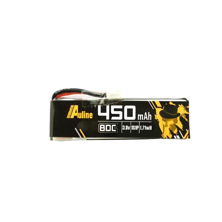 Auline 450mAh HV 3.8v 1S LiPo 80c - PH2.0 (3pcs) for fpv drones