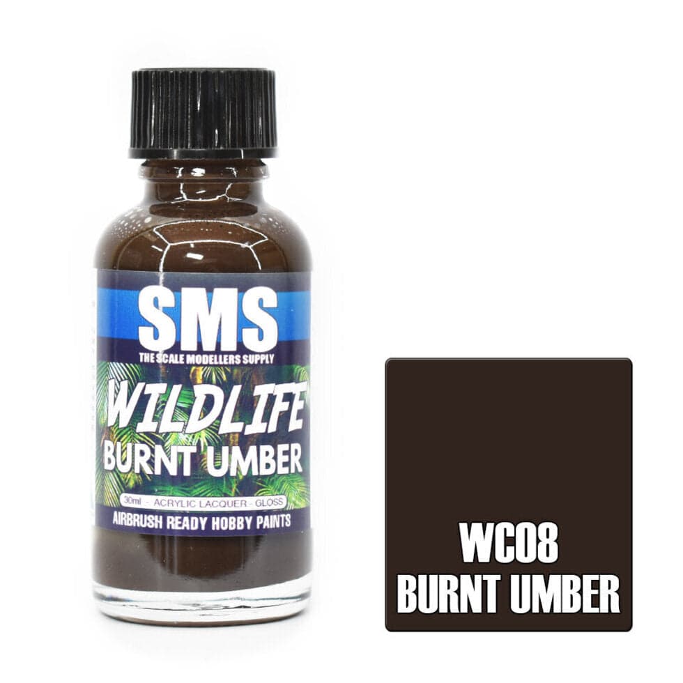 Wildlife Colour BURNT UMBER 30ml for fpv drones