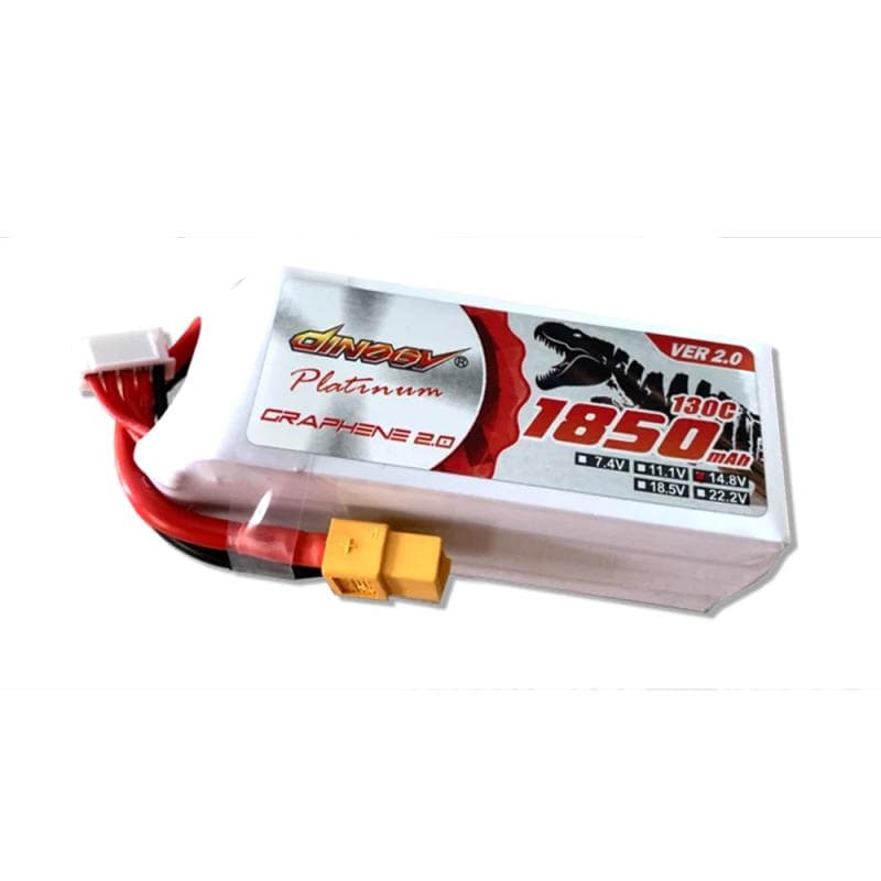 Dinogy Platinum Graphene 2.0 4S 1850mah 130C/260C for fpv drones