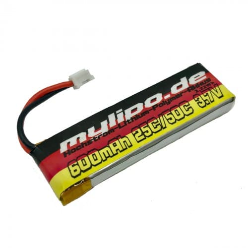 MyLipo 600mAh 1S 25C/50C Lipo Pack (JST-PH) for fpv drones