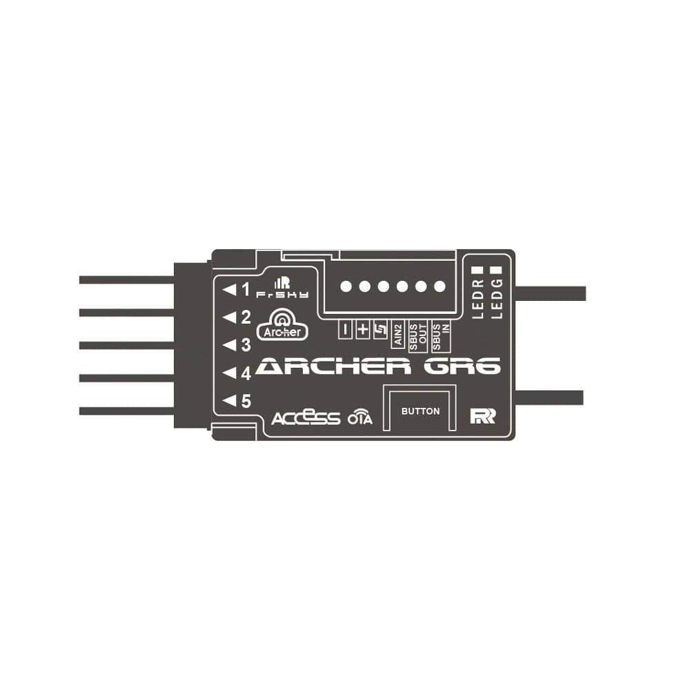 FrSky ARCHER GR6 2.4GHz ACCESS Receiver w/ Variometer for fpv drones 3