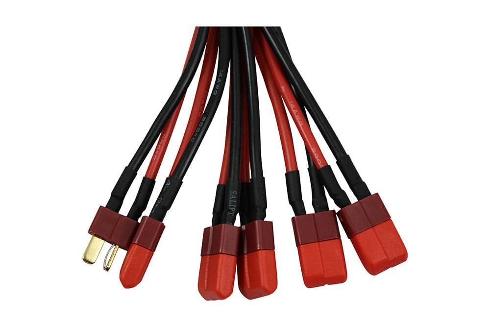 Parallel (6x) T-Plug Charge Cable for fpv drones 1