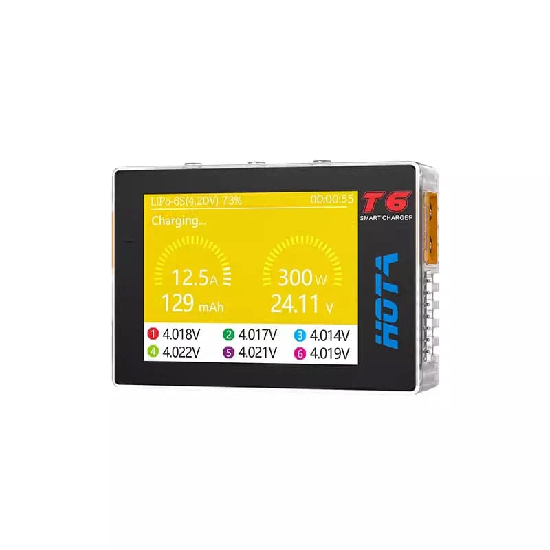 HOTA T6 DC 300W PD 90W 15A 1-6S LiPo Battery Charger for fpv drones 1