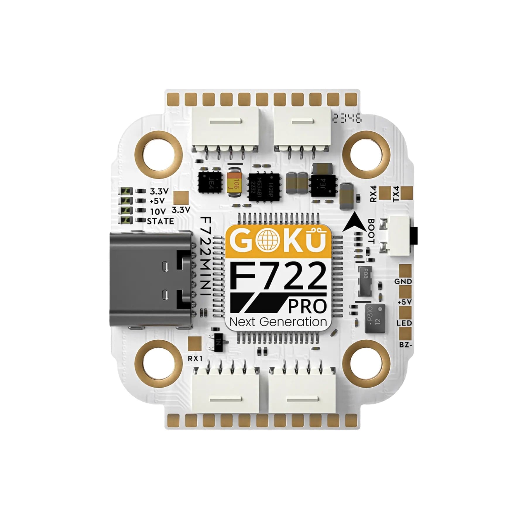 Flywoo Goku F722 Pro Mini V2 45A 32Bit 128K AM32 Stack - 20x20mm for fpv drones 1