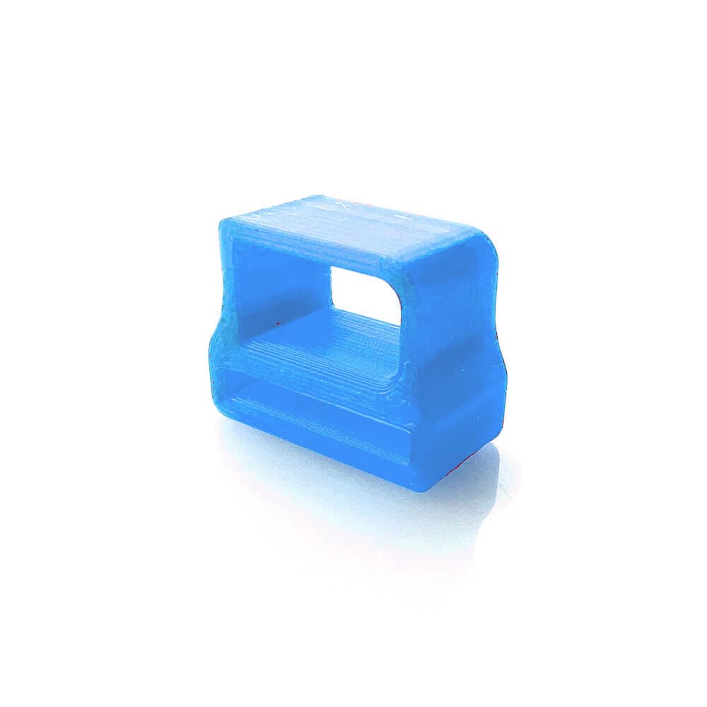 XT60 LiPo Strap Mount - BLAUW for fpv drones 1