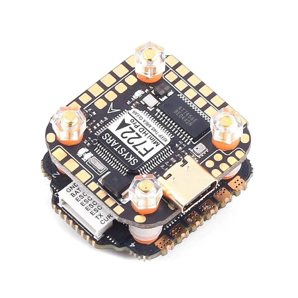 Skystars Fly Stack - F722 Mini HD Pro Flight Controller + KM35 PRO 35A BLHeli_32 3-6S 4-in-1 ESC - 20x20 for fpv drones 2