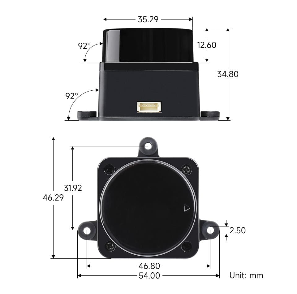 LD Robot STL27L DTOF Lidar 360° Omnidirectional 0-25m for fpv drones 3