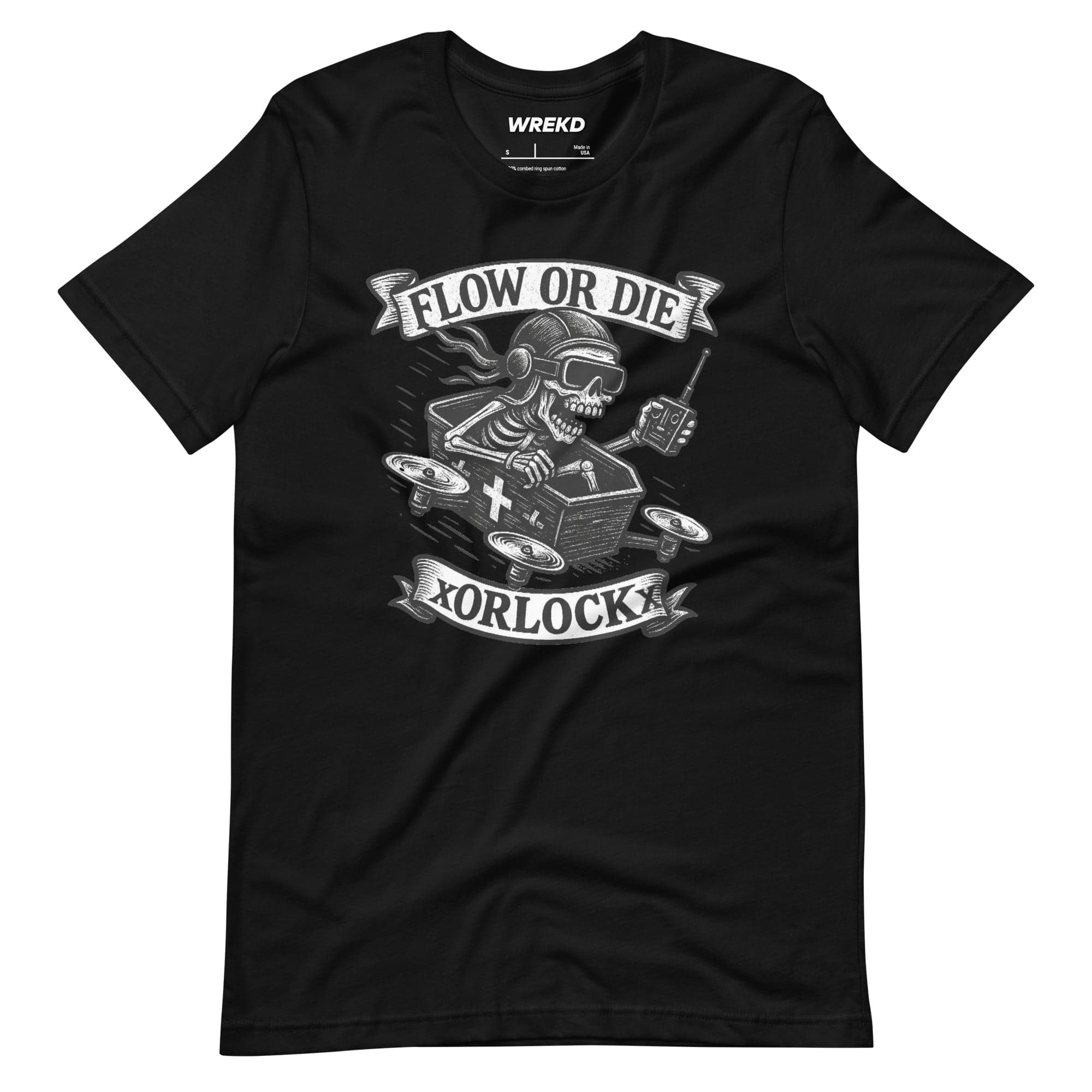 xORLOCKx "Flow Or Die" Tee for fpv drones 1