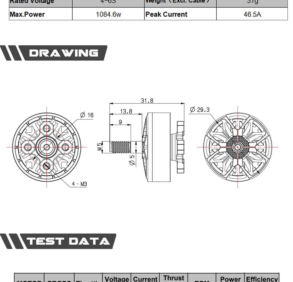 Axis Flying C246 2406 FPV Motors for fpv drones 7