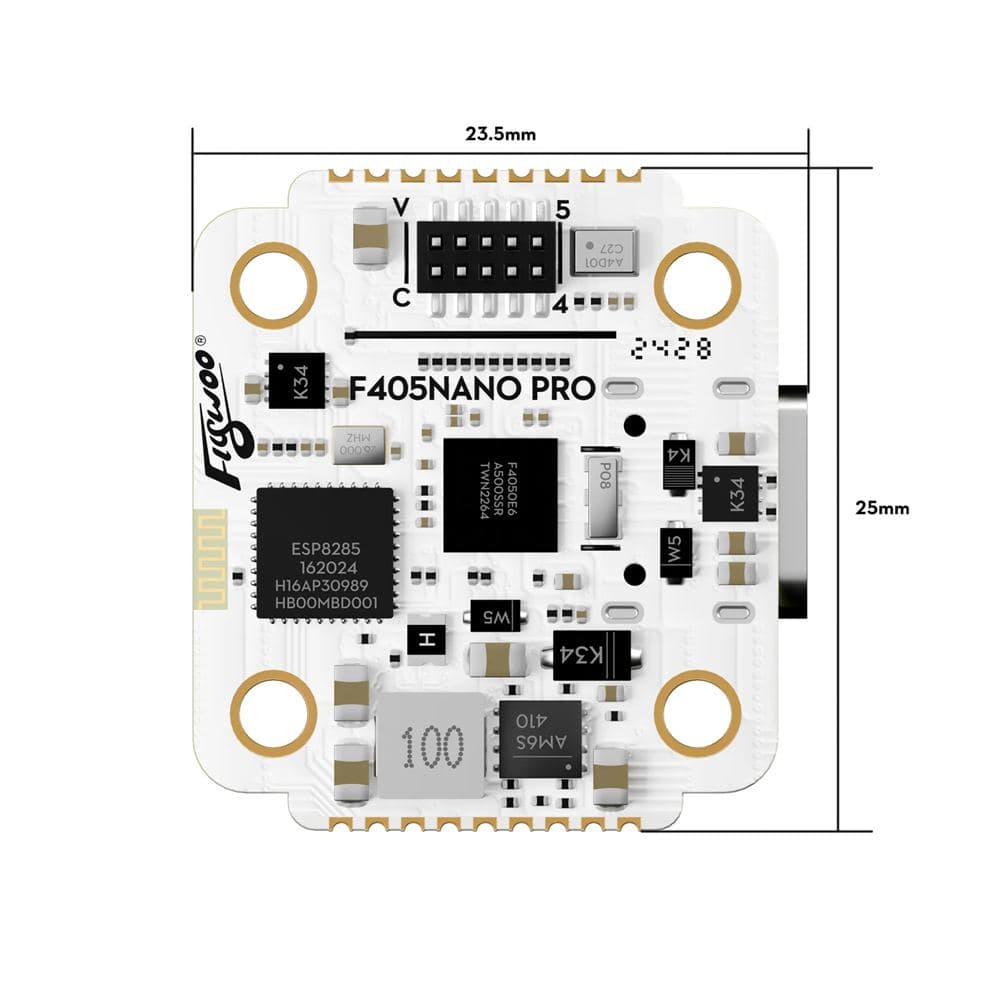 Flywoo GOKU GN405 Nano FC V3 W/ TXCO ELRS 2.4g PnP DJI O4/O4 Pro - 16x16mm for fpv drones 5
