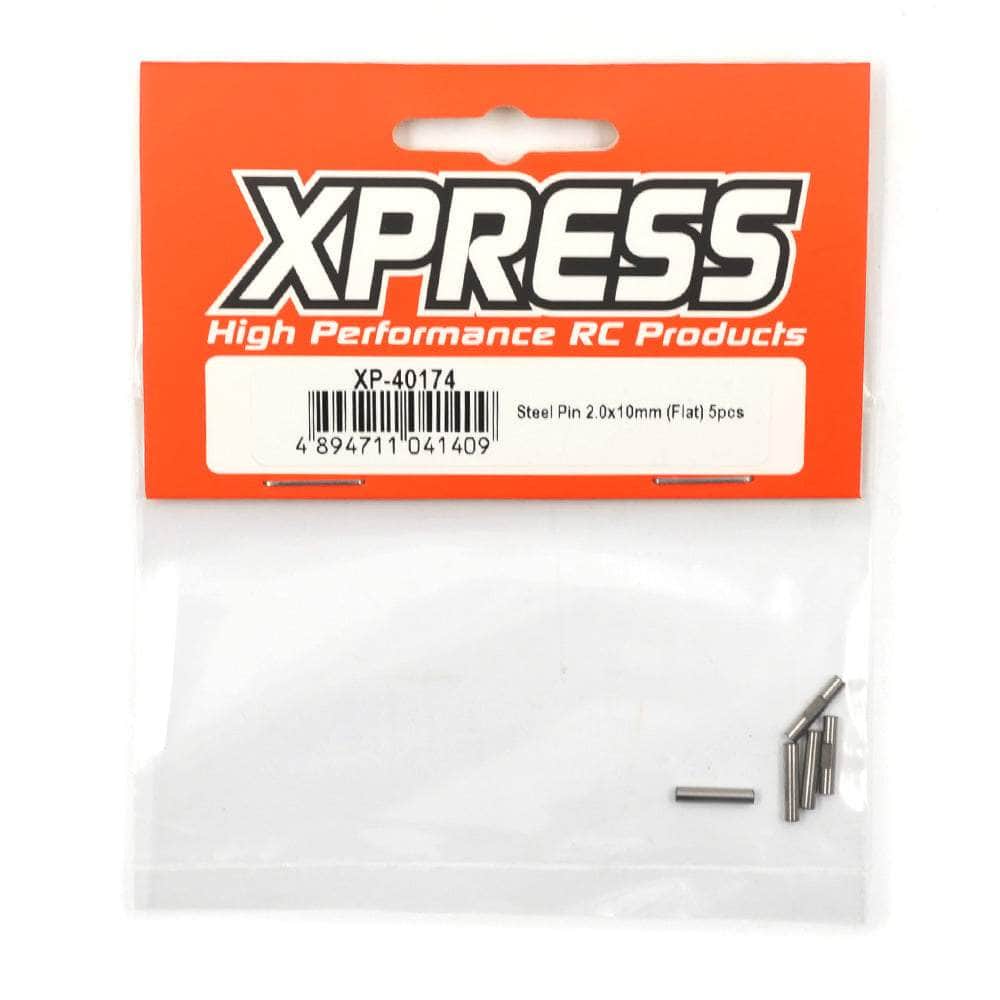 XP-40174, Steel Pin 2.0x10mm (Flat) 5pcs for fpv drones 1