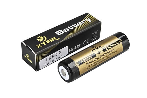 XTAR IMR 2900mAh 18650 Li-Ion Battery for fpv drones 1