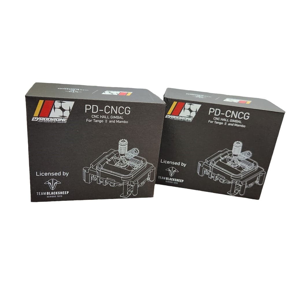 Pyrodrone CNC Machined Folding Hall Gimbal Set For TBS Tango II & Mambo V1.2 for fpv drones 3