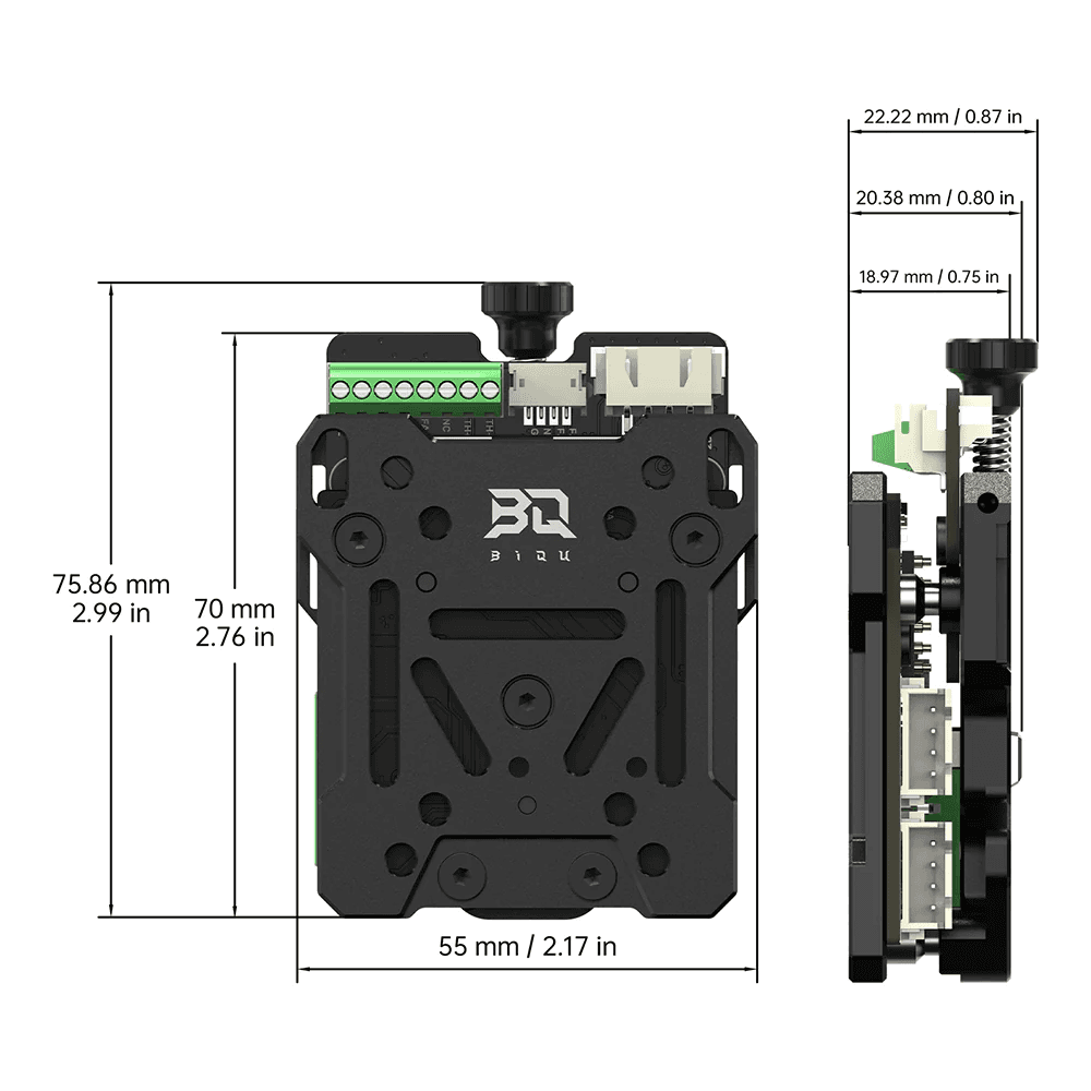 BIQU Hermit Crab V2.0 Quick Change Extruder Hotend Tool For 3D Printing for fpv drones 3