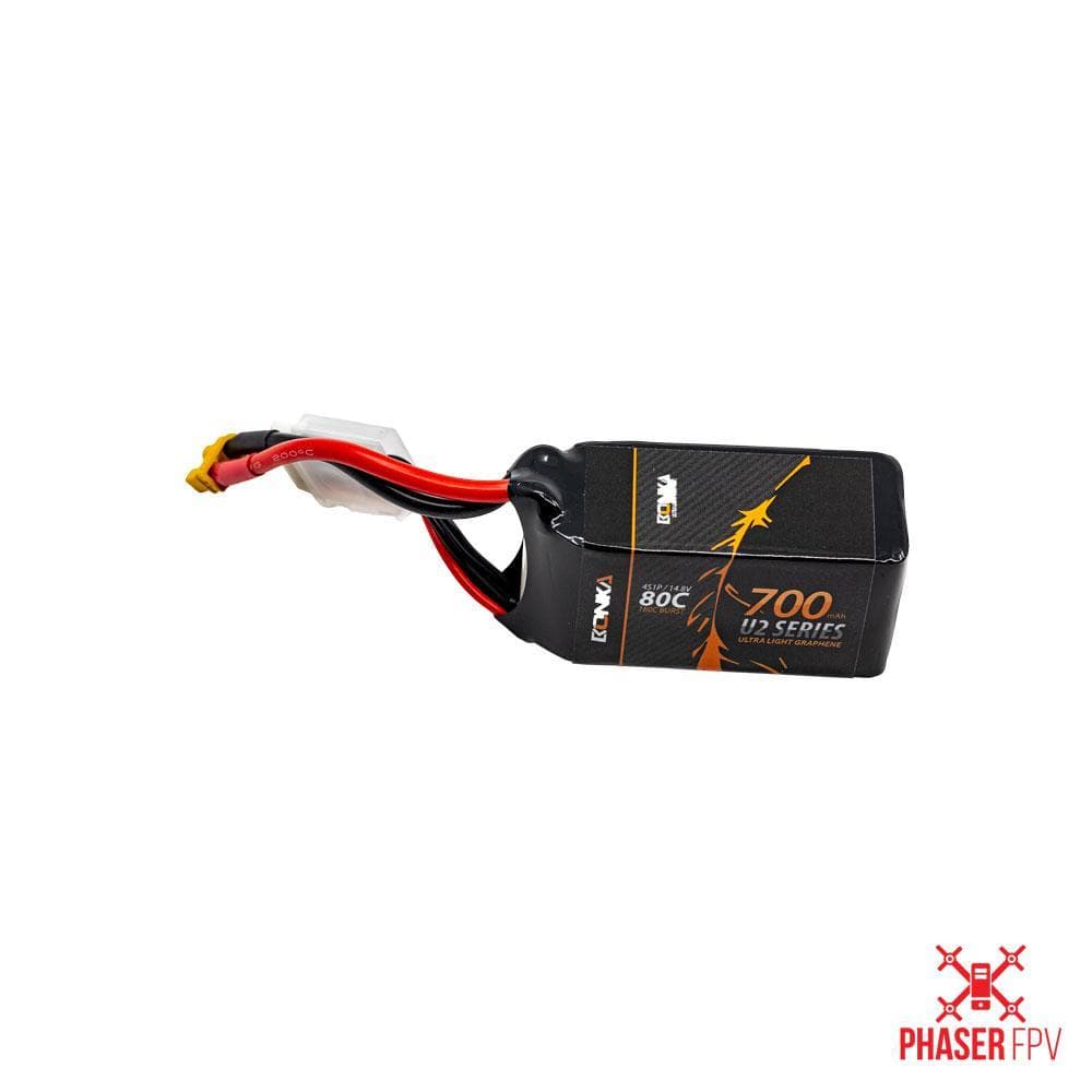 Bonka 700mAh 80c 4s XT30 Lipo Battery BKU2-700/80-4SGR [DG] for fpv drones 1