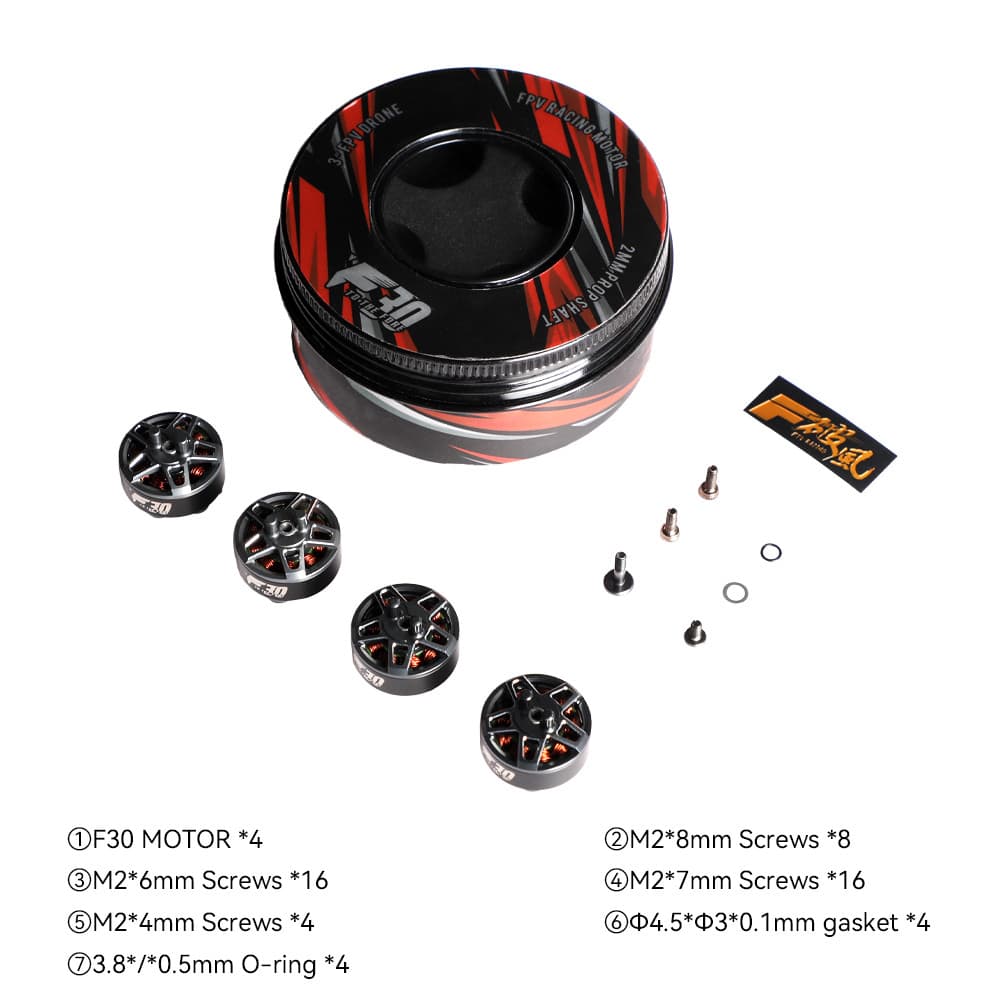 T-Motor F30 6S 1404-3000KV Motor (4pk) for fpv drones 2