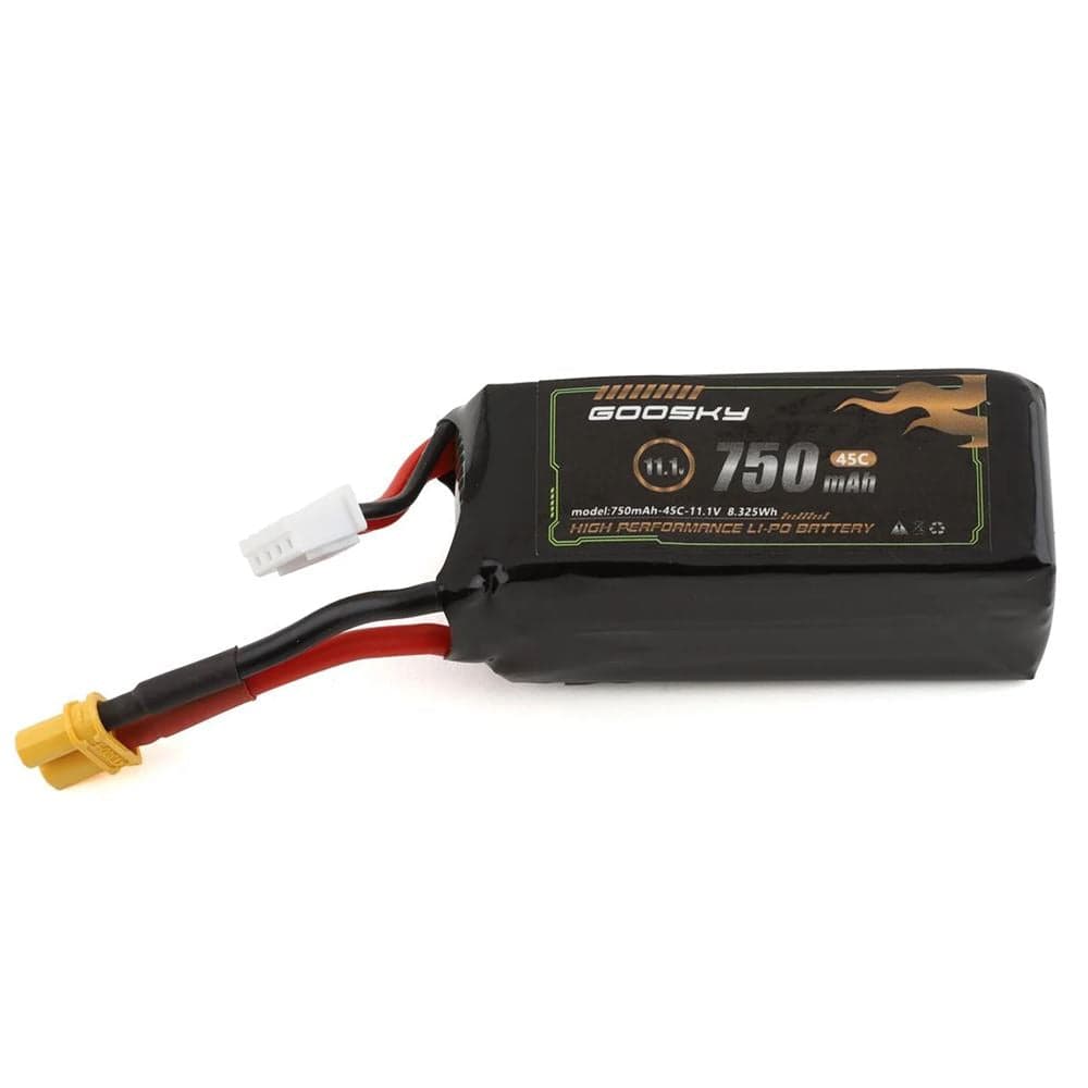 Goosky S2 11.1v 3S 750mAh 45C LiPo Battery - XT30 for fpv drones