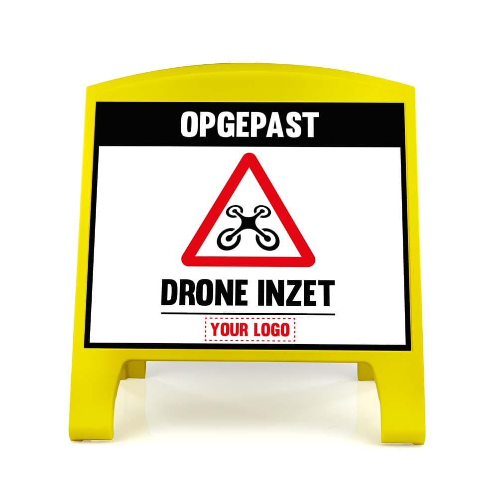Warning Sign - Large - Custom Logo (vanaf 5 stuks) for fpv drones 1