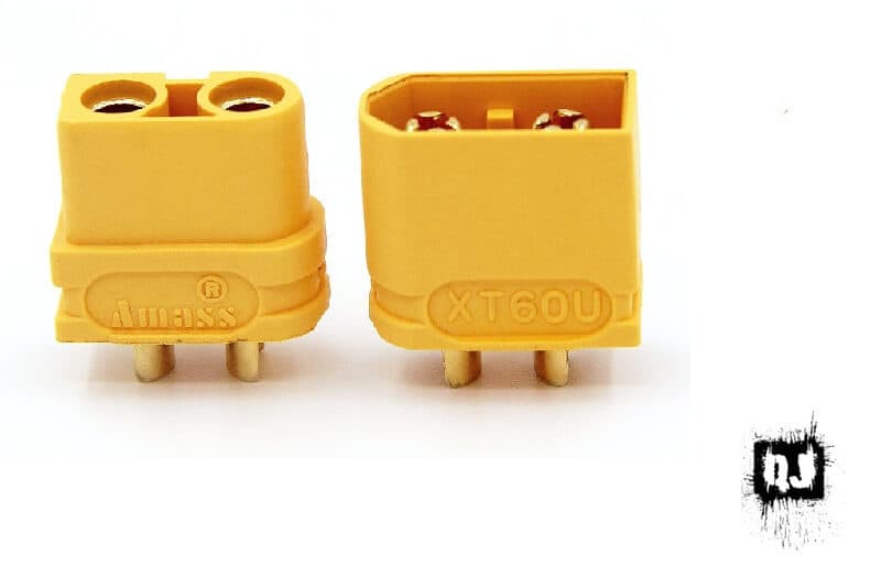 Amass XT60U (XT60 Upgrade) Male &amp; Female 2 Piece for fpv drones