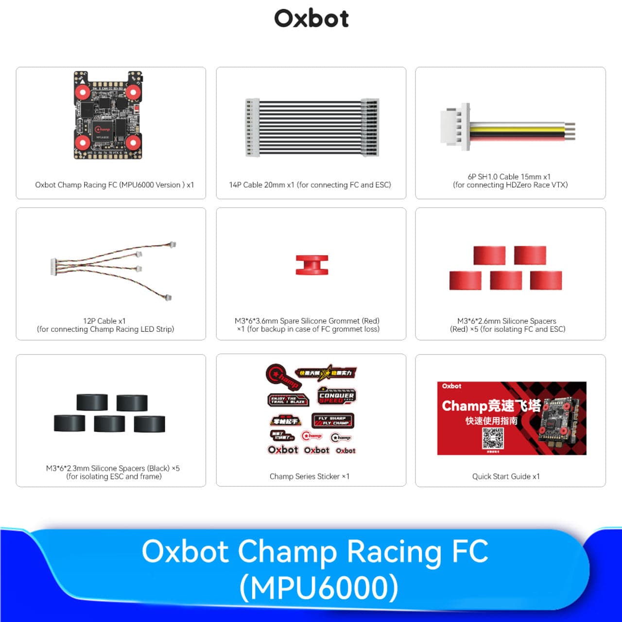 Oxbot Champ 20x20 Racing Flight Controller for fpv drones 3