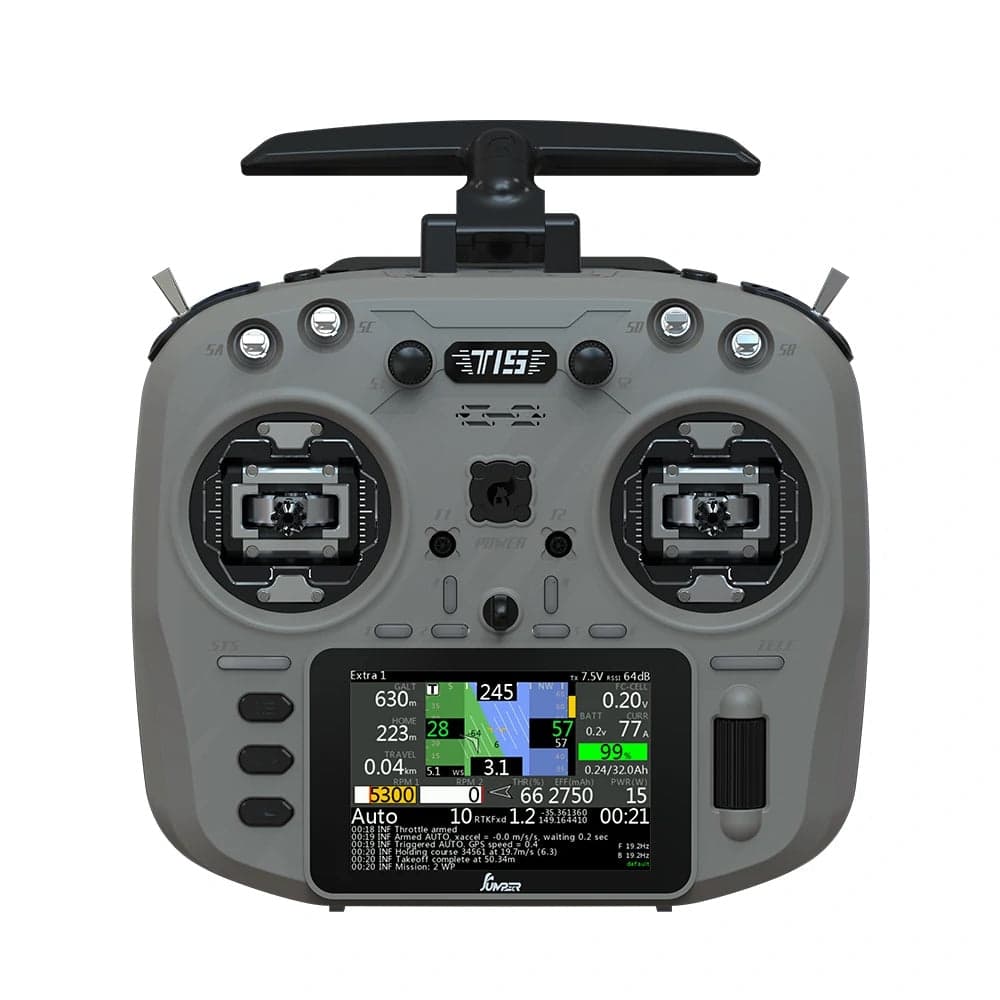 Jumper T15 ELRS 1W 2.4GHz VS-M HALL Sensor Gimbals 3.5" HD Touch Color Screen EdgeTX RC Transmitter - Choose Color for fpv drones 7