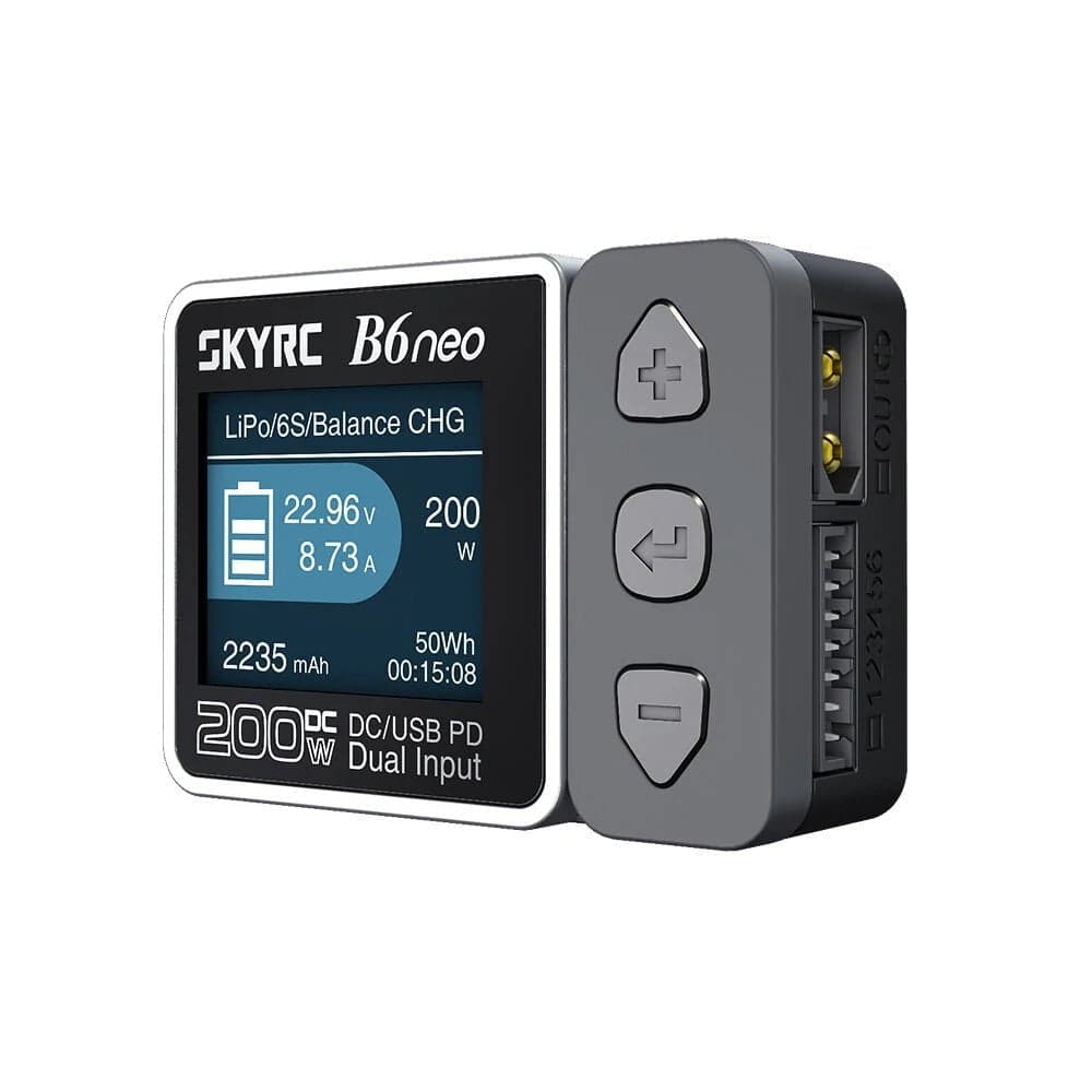SkyRC B6 Neo 200w 10A 1-6S DC Smart Charger XT60 - Choose Color for fpv drones 2