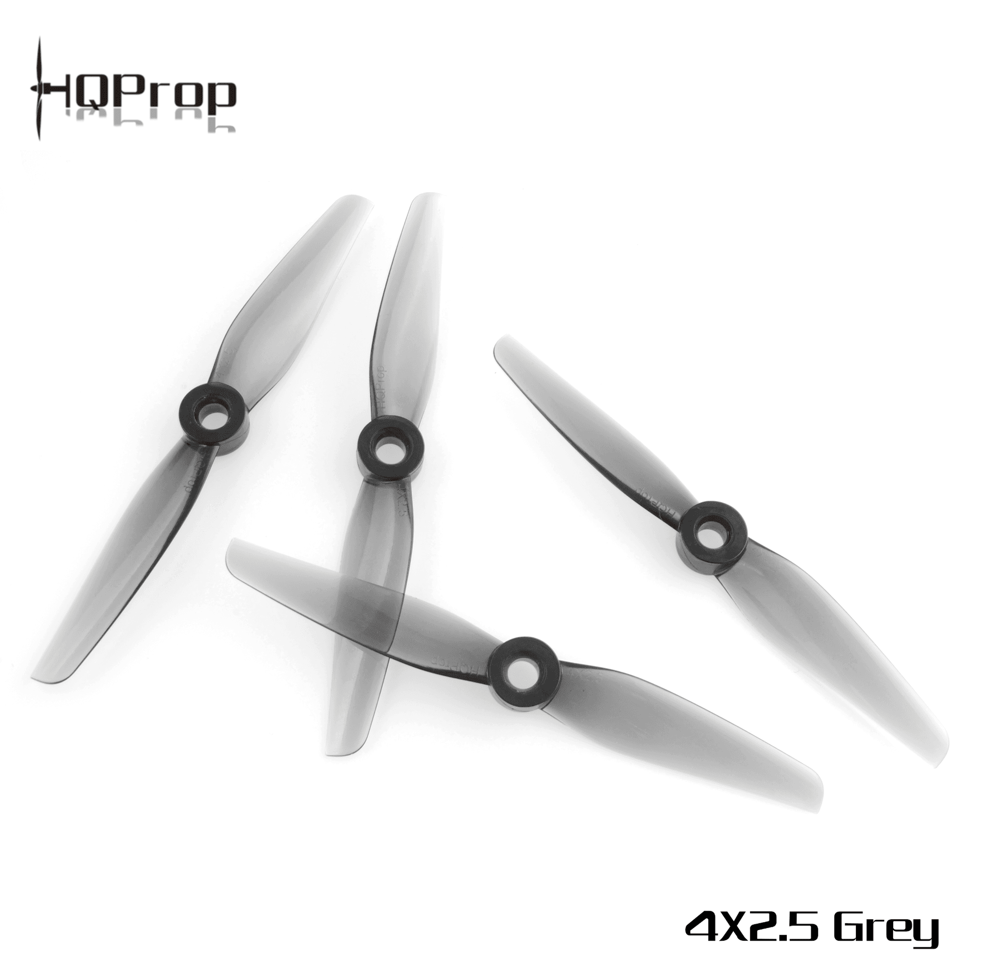 HQ Prop 4x2.5 Grey Propeller (2CW + 2CCW)