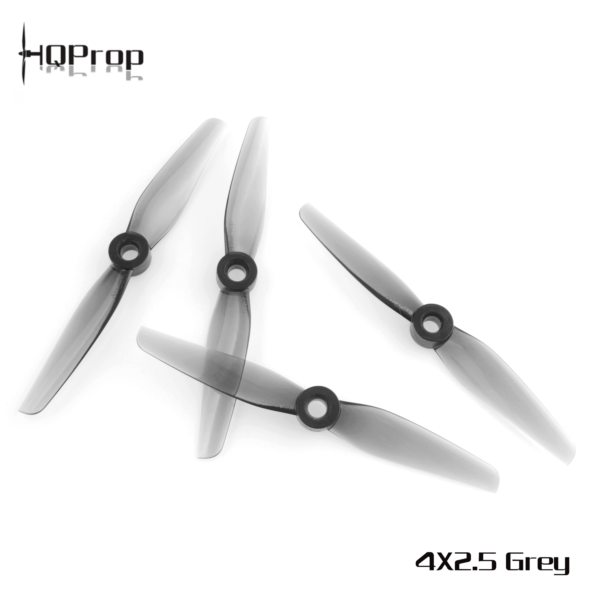 HQ Prop 4x2.5 Grey Propeller (2CW + 2CCW)