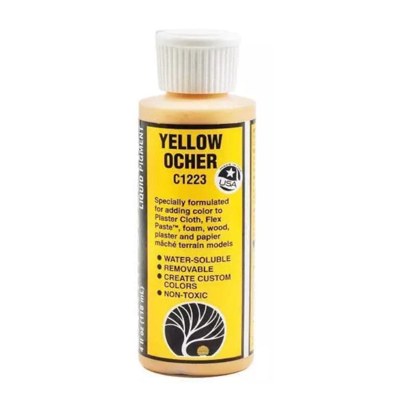 Woodland Scenics C1223 N/HO Earth Color Yellow Ocher 4 oz Train Scenery for fpv drones