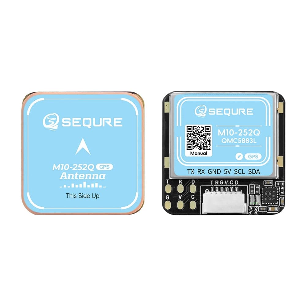 Sequre M10-252Q GPS Module Small Size Fast Positioning BF INAV Ardupilot Fixed-wing Drone for fpv drones 1