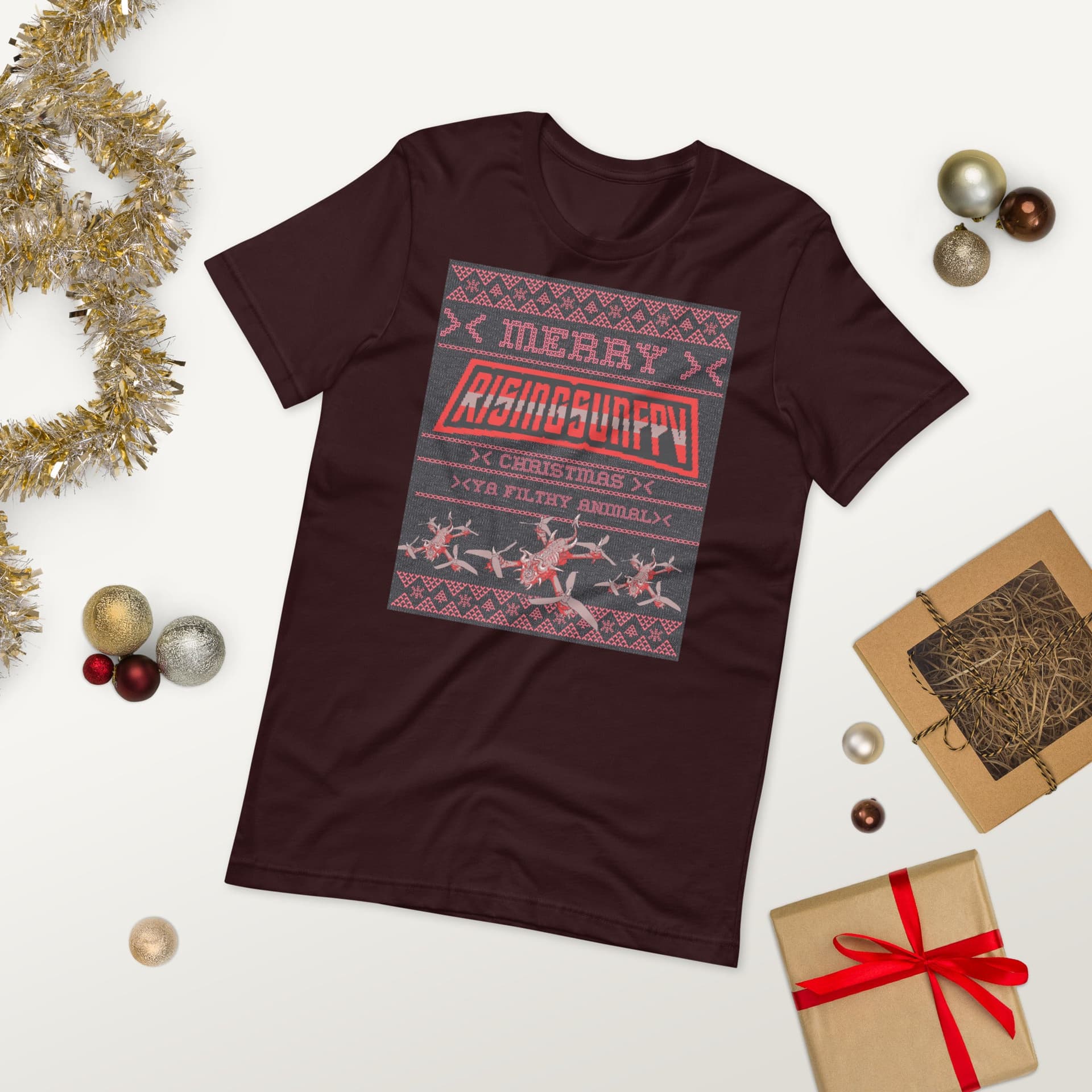 YA FILTHY ANIMAL XMAS T-SHIRT for fpv drones 3