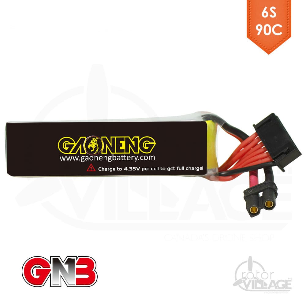 GNB 530mAh HV 6S 90C LiPo XT30 - 6 Pack for fpv drones