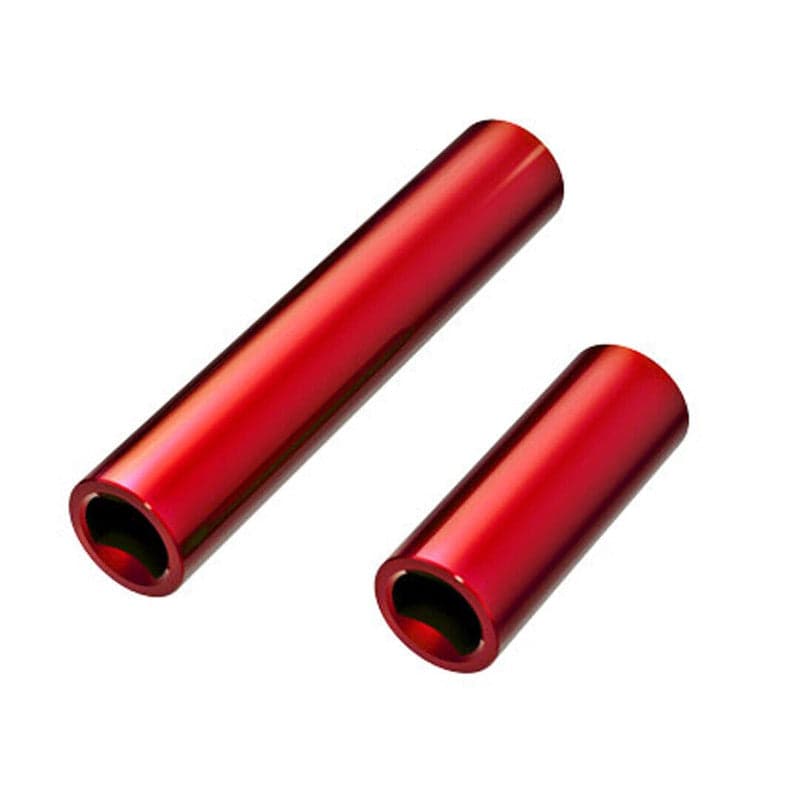 Traxxas 9752-RED TRX-4M Aluminum Front/Rear Center Driveshafts Set RED for fpv drones