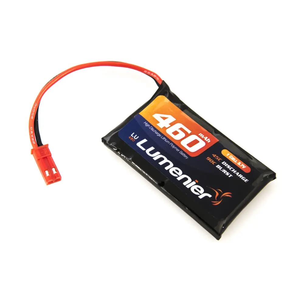 Lumenier 460mAh 1s 45c Lipo Battery - 3.7 Volt (1 Cell) for fpv drones 1
