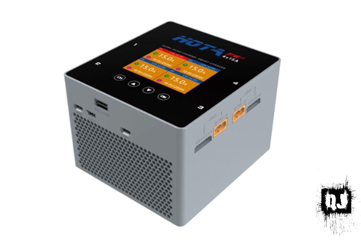 HOTA F6+ AC/DC AC500W DC250W  15A x 4 Smart Balance Charger