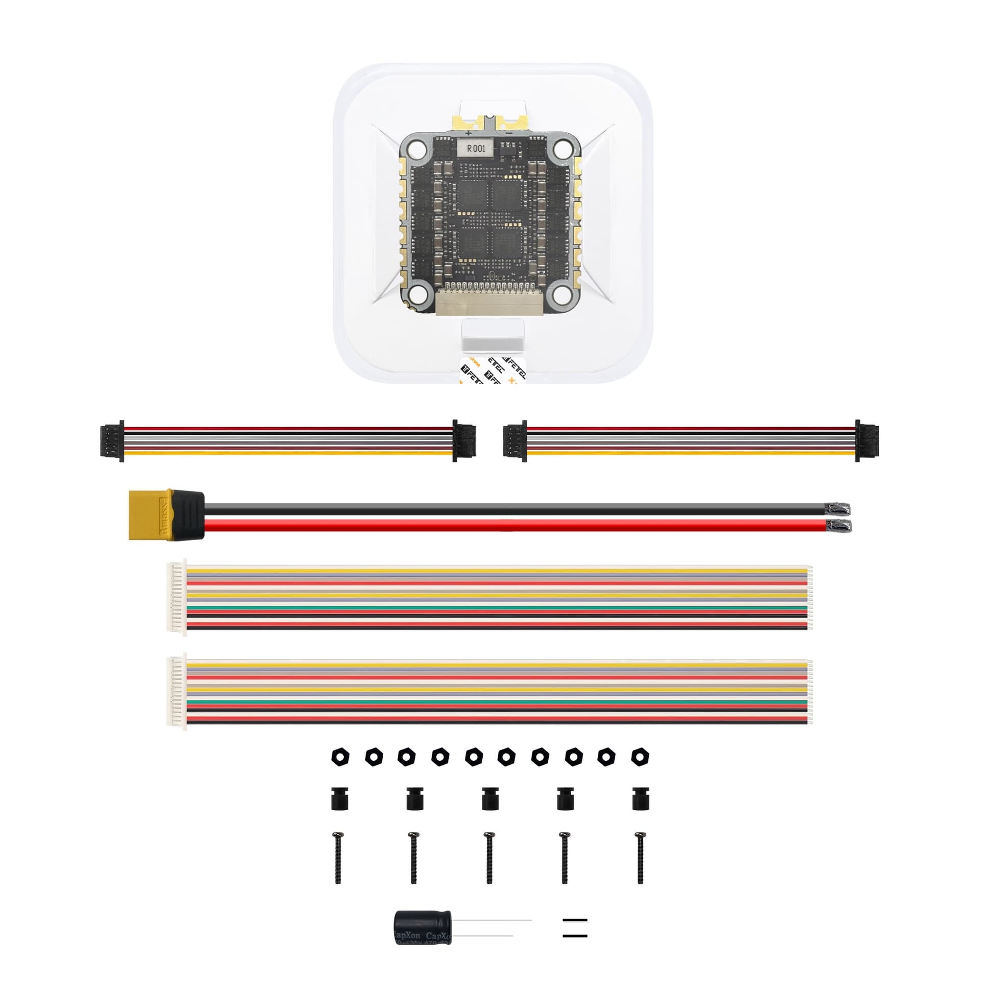 Hummingbird 255 AIO Flight Controller AT32F435 AM32 50A 3-6S for fpv drones 3