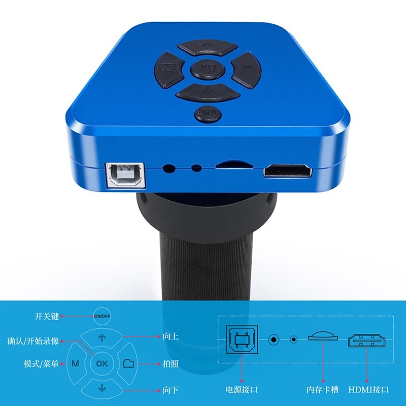 Andonstar AD1605 4K HDMI FHD Digital Microscope HDMI/USB 150X Camera Set For Phone PCB SMD CPU Soldering Watch camera Repair for fpv drones 7