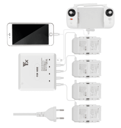 YX 6-in-1 Multi-Ladestation for fpv drones