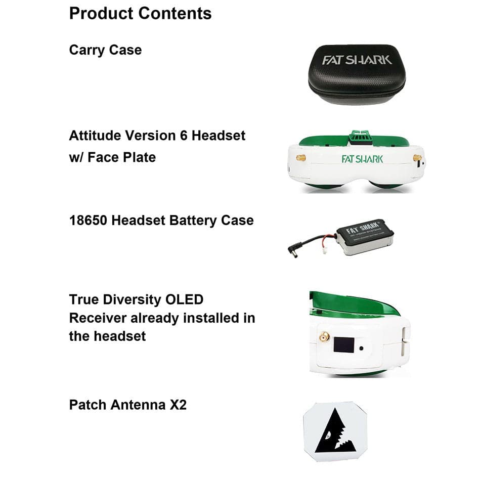Fat Shark Attitude V6 FPV Goggles for fpv drones 7