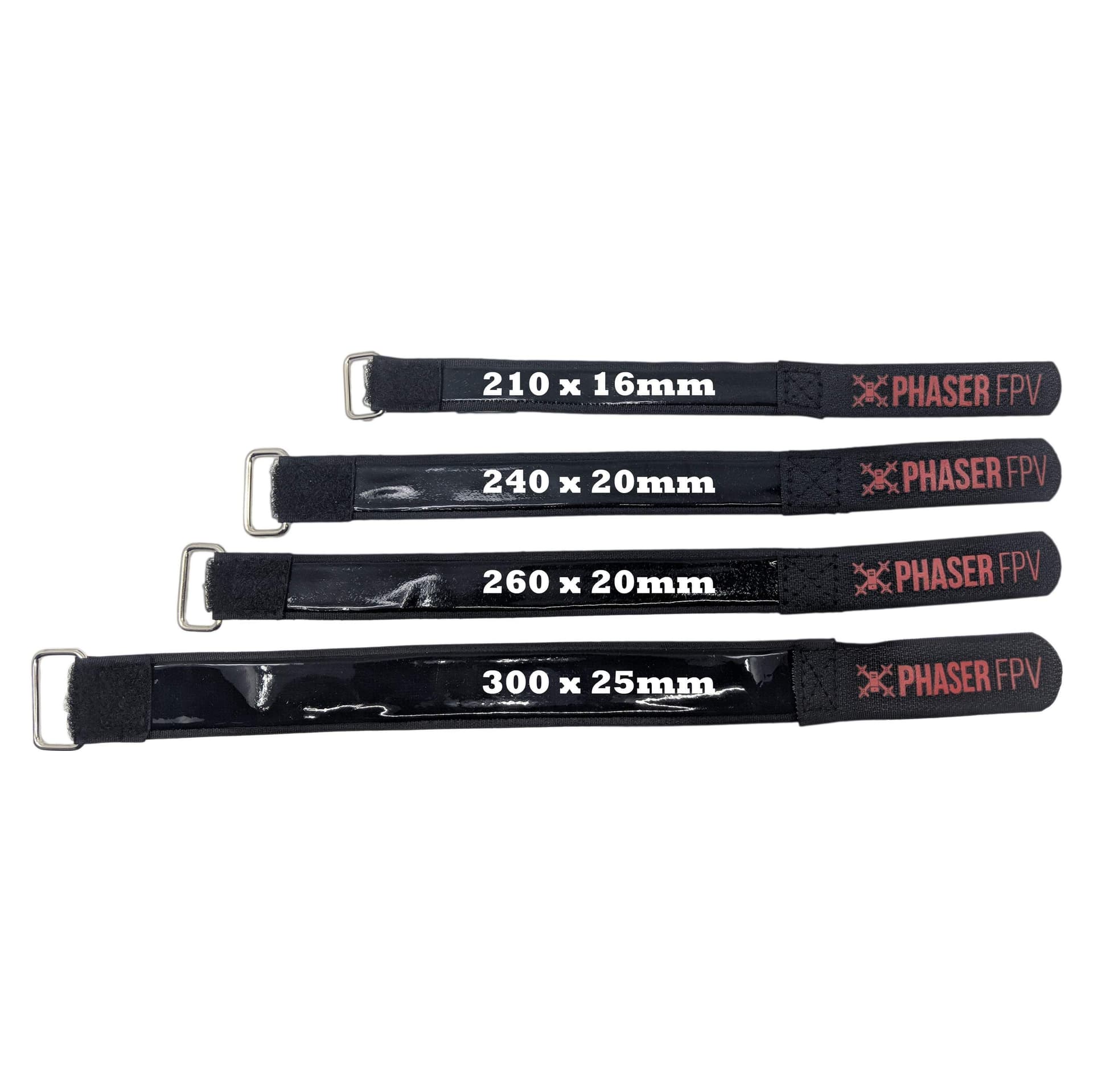 Lipo Battery Strap 240x20mm With Non-slip Coating Phaser FPV Branded for fpv drones 1