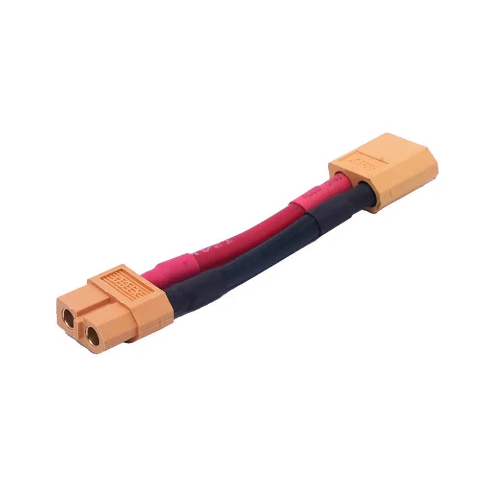 Plexa XT60 Female to XT60 Male 12AWG 5cm for fpv drones