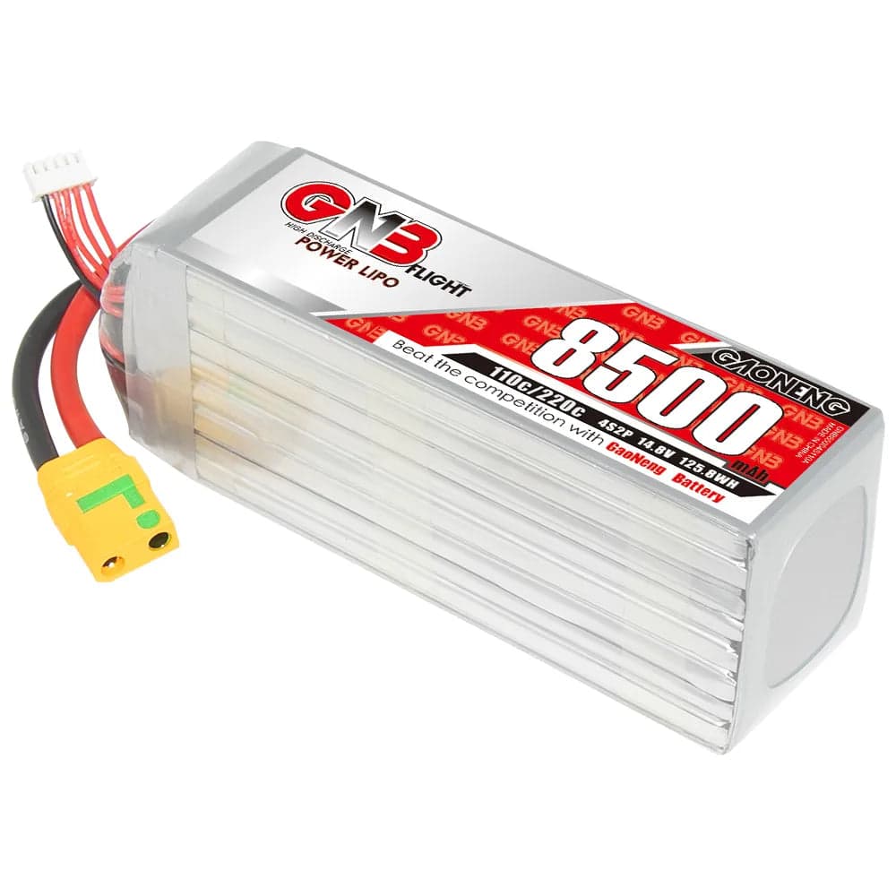 GAONENG GNB 4S 14.8V 8500mAh 110C RC LiPo Battery XT90S Anti Spark [DG] for fpv drones 2