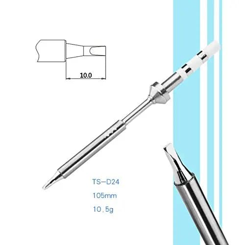 TS-D24 Soldering Tip for TS100 Digital OLED Mini Soldering Iron - Silver for fpv drones 5