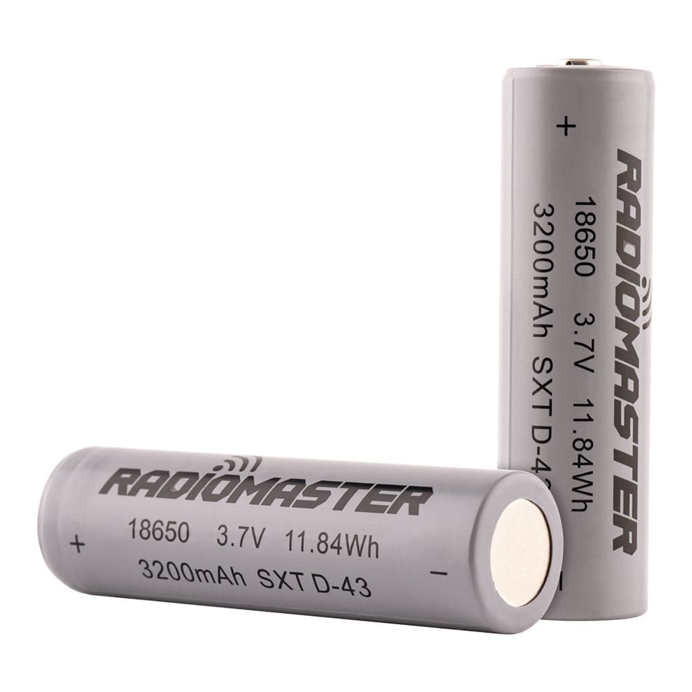 RadioMaster 18650 3200mAh 3.7V Battery (2pcs) for TX16S / Boxer / TX12/ Pocket / MT12 Radios for fpv drones 1