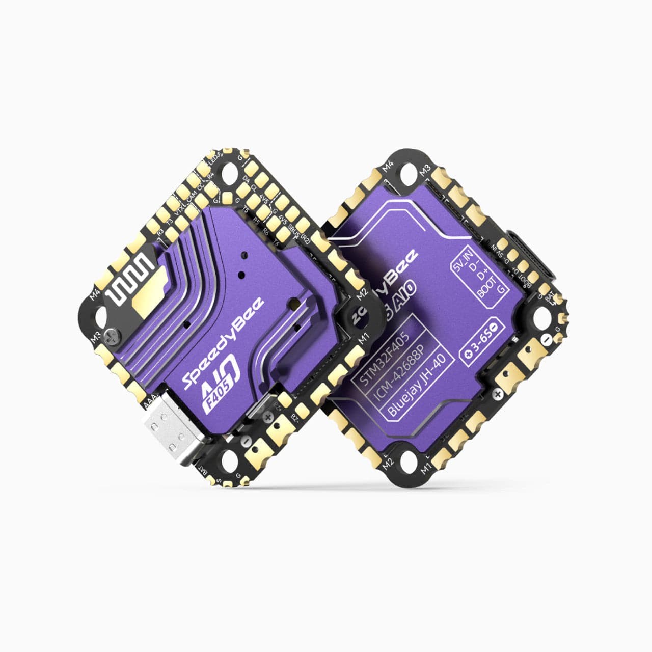 SpeedyBee F405AIO 40A Bluejay 25.5x25.5 3-6S Flight Controller for fpv drones 3