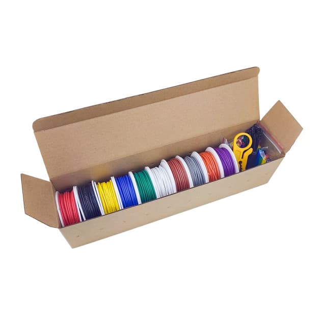 Silicone cable set 28AWG - 10x10m for fpv drones 1