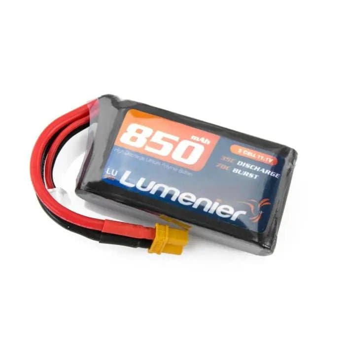 Lumenier 850mAh 3s 35c Lipo Battery (XT-30) for fpv drones