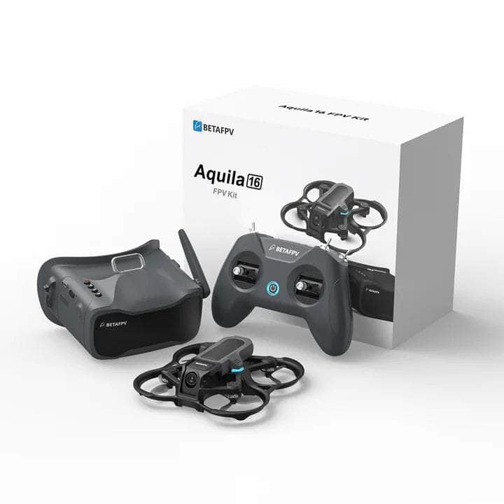 BetaFPV RTF Aquila16 FPV Analog Kit - Aquila16, Goggles, Transmitter, Batteries, Charger & Case for fpv drones 1